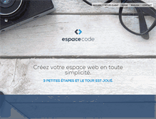 Tablet Screenshot of espacecode.com